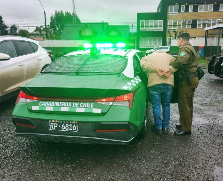 Carabineros detiene a cuatro personas por robo de alimento para ganado y porte ilegal de arma en Río Bueno