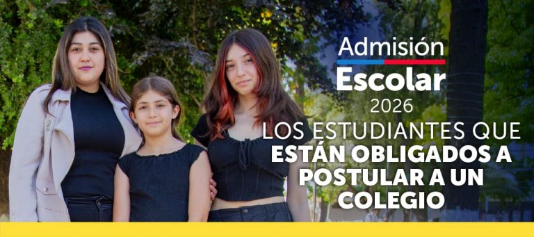 Admisión Escolar (SAE): Cuáles son los estudiantes que están obligados a postular a un colegio para 2026
