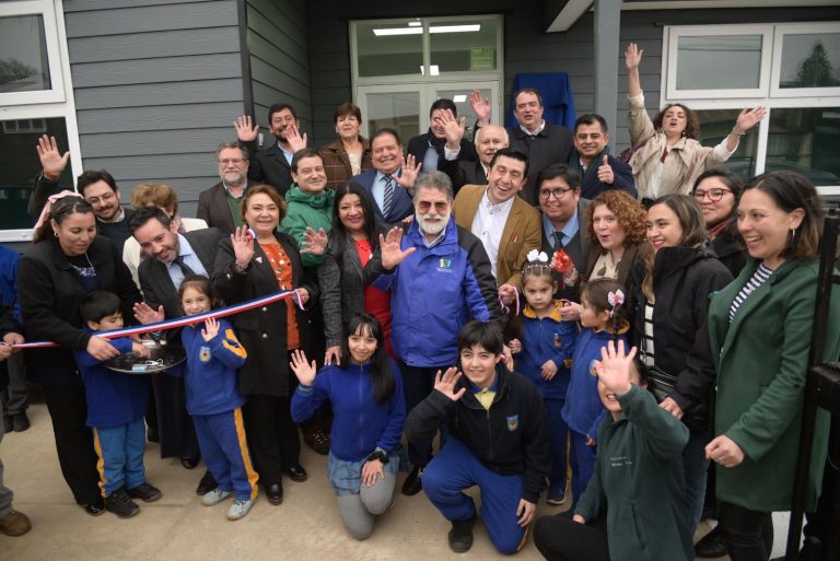Escuela Olegario Morales Oliva de Paillaco celebró inauguración de la conservación de su prebásica