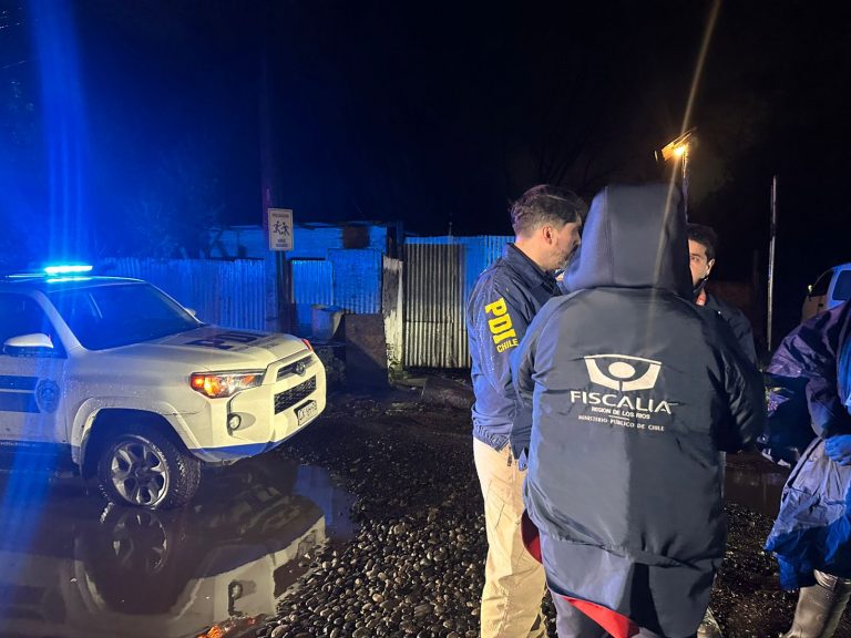 Fiscalía formalizará mañana a detenido por homicidio en campamento de Valdivia