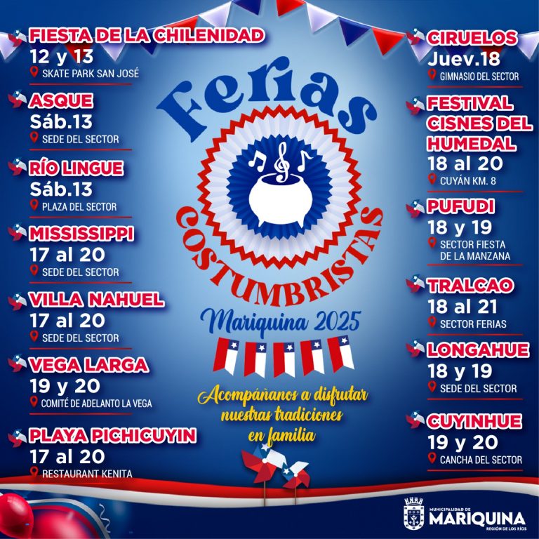 Tradición e Identidad: Mariquina se prepara para festejar fiestas patrias en comunidad