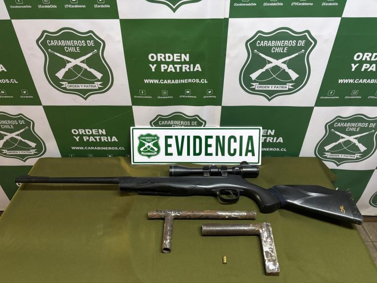 Un detenido en Lanco por tenencia de arma artesanal y munición