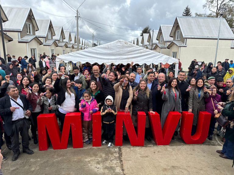 Subsecretaria de Vivienda inaugura 62 viviendas del proyecto habitacional “Milagrito Paillao” de Valdivia