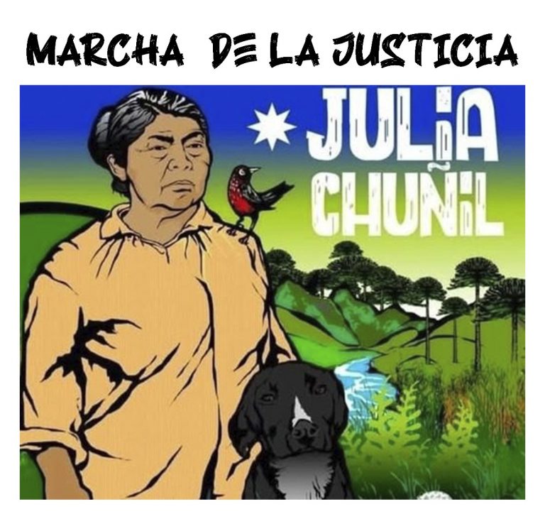 Marcha por la Justicia: en memoria de Julia Chuñil