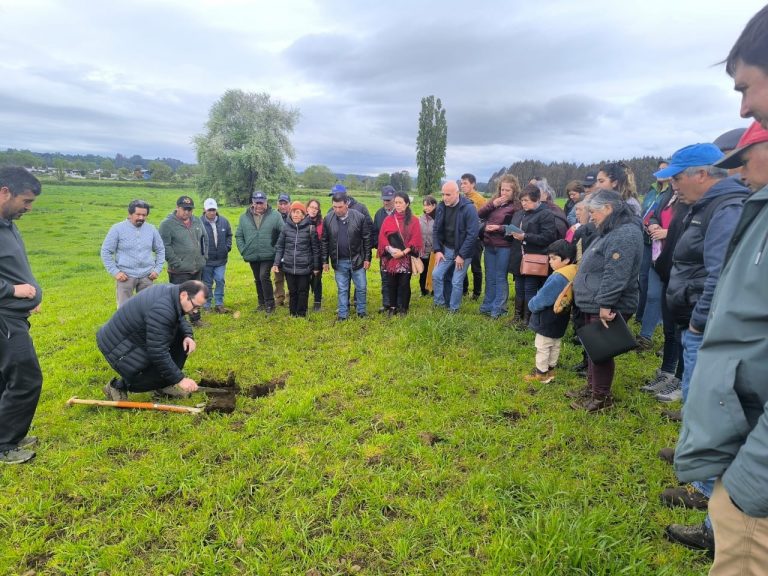 Académicos de la Universidad Austral capacitan a pequeños agricultores de Los Ríos
