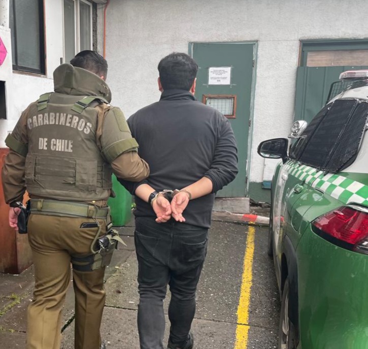 Detenido por receptación y maltrato a Carabineros en Valdivia
