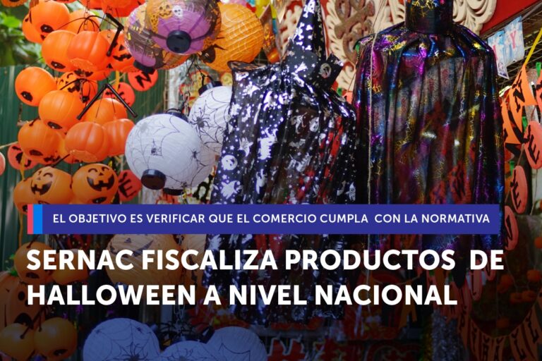 SERNAC fiscaliza a lo largo del país la venta de productos utilizados en fiestas de Halloween