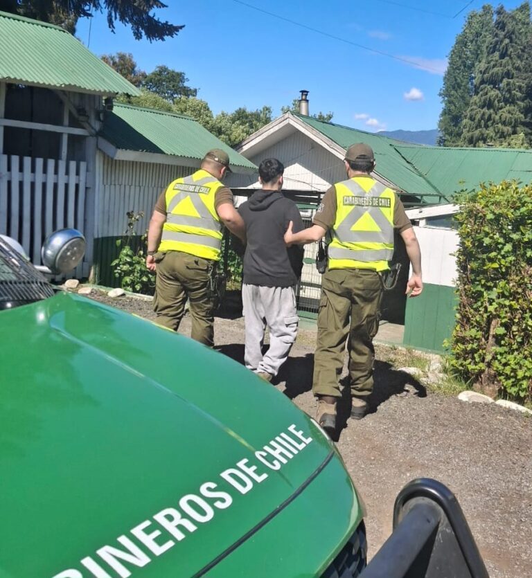 Ronda focalizada de Carabineros Los Ríos dejó 7 detenidos