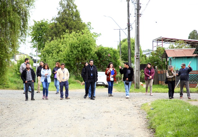 Inicia la pavimentación en el sector de Crucero en Río Bueno