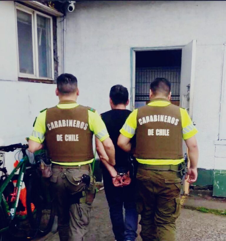 En costanera de Valdivia detienen a hombre por robo con violencia
