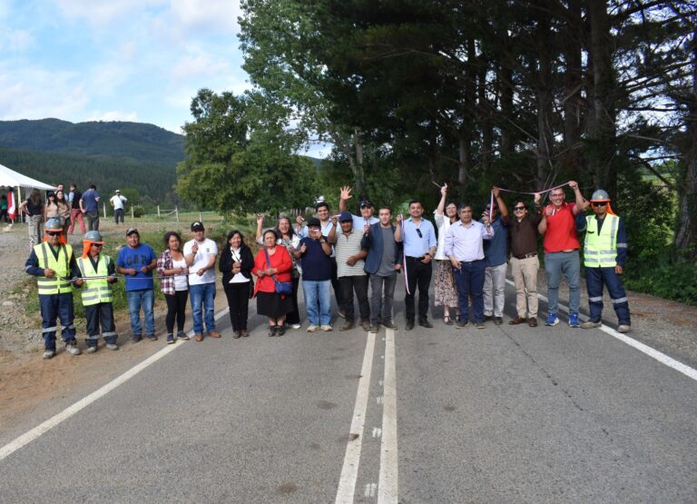 MOP inaugura asfaltado de 9 kilómetros en Ruta Antilhue-Chosdoy-Pichipón en comuna de Lanco        