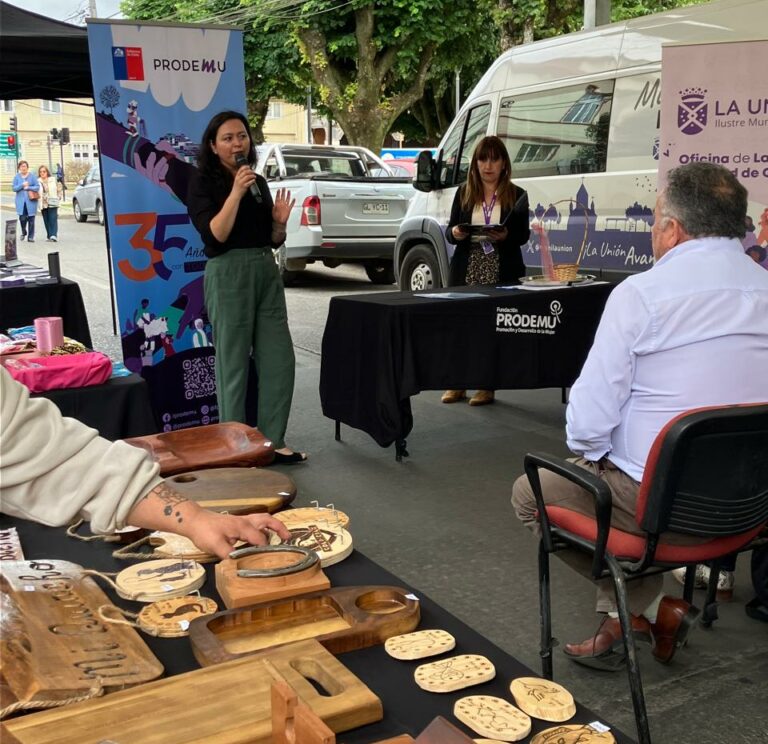 Feria Bazar Prodemu reúne a más de 30 emprendedoras en La Unión