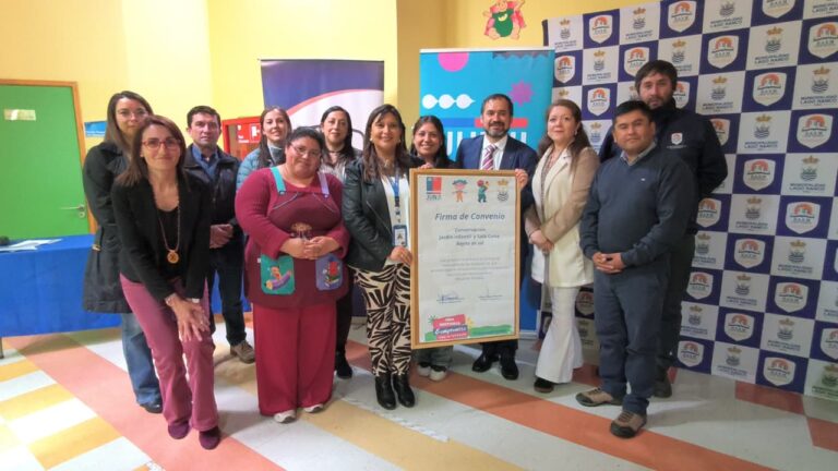 JUNJI y Municipalidad de Lago Ranco firman convenio para conservación del Jardín Infantil y Sala Cuna Rayito de Sol
