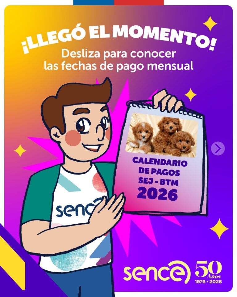SENCE Los Ríos informa nuevo calendario de pagos mensuales del Bono al Trabajo de la Mujer y Subsidio al Empleo Joven