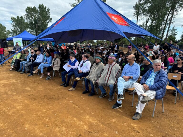 Primer Comité con pertinencia mapuche de la región celebró Primera Piedra de su proyecto habitacional