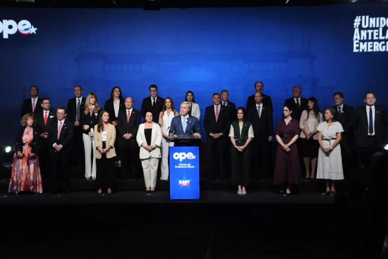 José Antonio Kast presenta su gabinete de ministros para el período 2026–2030