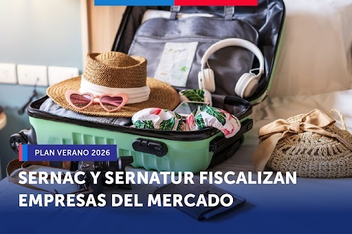 Plan Verano 2026: SERNAC y SERNATUR fiscalizan al mercado del turismo