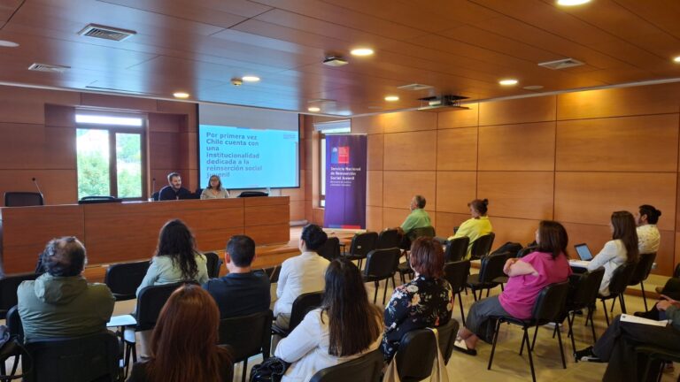 Servicio de Reinserción Social Juvenil revisa avances 2025 y desafíos 2026