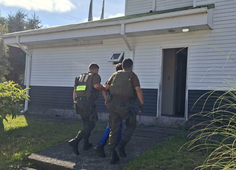 Menos delitos y más detenidos informó Carabineros Los Ríos