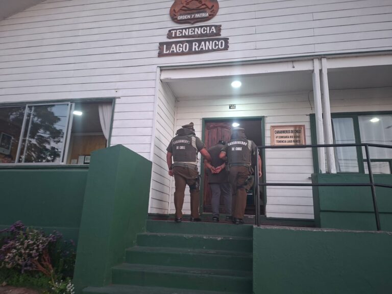 Carabineros de Lago Ranco detuvo a sujeto por robo a domicilio