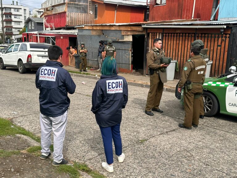 Equipo ECOH de la Fiscalia de Los Ríos investiga homicidio frustrado cometido con un machete en Valdivia