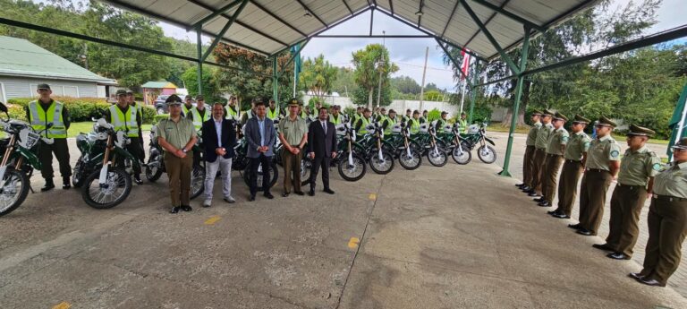 Plan Verano Seguro se fortalece con más de 50 nuevos Carabineros y 30 motos todo terreno