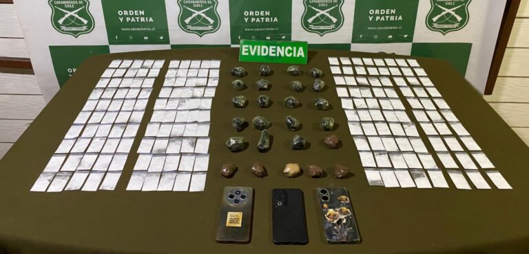 Dos detenidos por tráfico de drogas en Corral