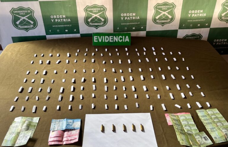 5 detenidos por microtráfico en sector Regional de Valdivia
