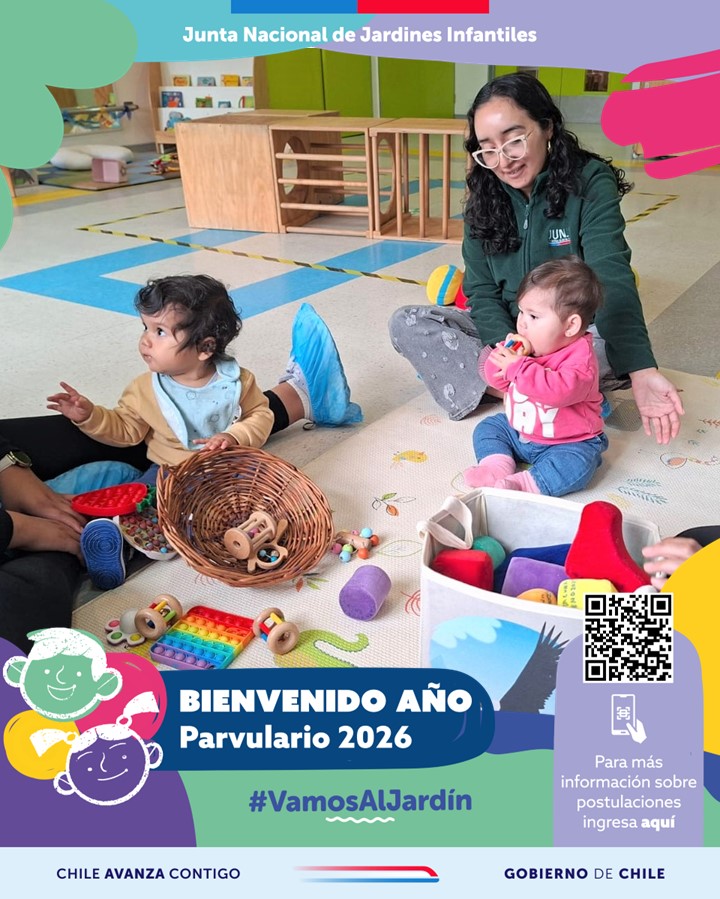 Familias con cupo asignado en jardines infantiles de la JUNJI Los Ríos ya pueden iniciar proceso de matrícula