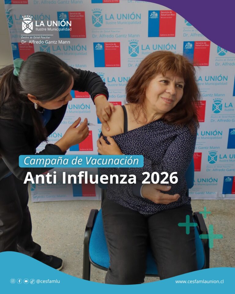 Continúa campaña de vacunación contra la influenza en La Unión