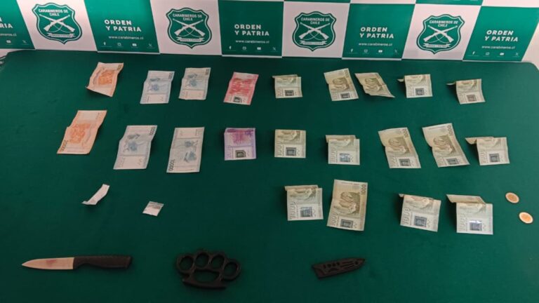 Carabineros detuvo a sujeto por tráfico en pequeñas cantidades en Paillaco