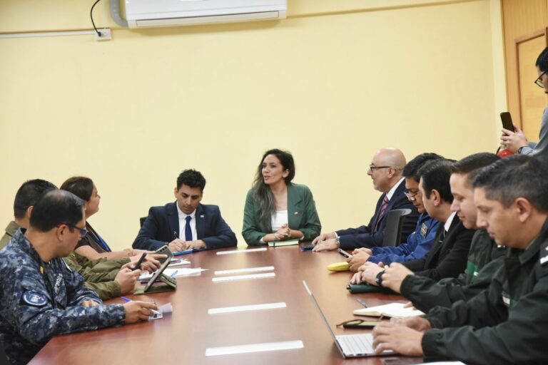 Delegada Presidencial de Los Ríos encabezó primer Comité Policial y destacó operativo extraordinario con 80 detenidos