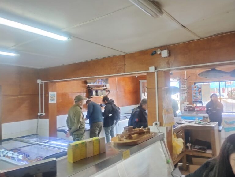 Fiscalizan venta de mariscos en La Unión y Río Bueno en inicio de campaña de Semana Santa