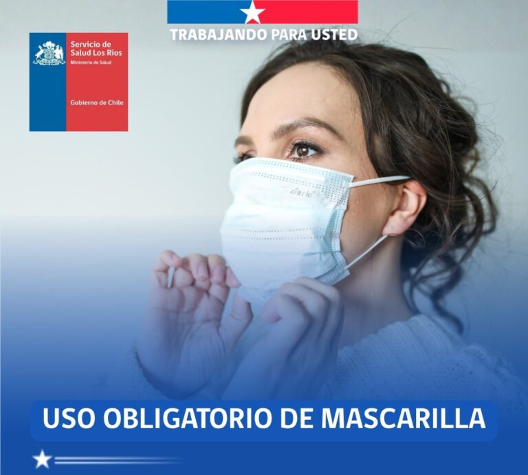 Servicio de Salud Los Ríos informa uso obligatorio de mascarillas en servicios de urgencia de la red asistencial