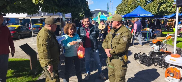 Carabineros refuerza labor preventiva en Expo AgroProdesal 2026 en Río Bueno