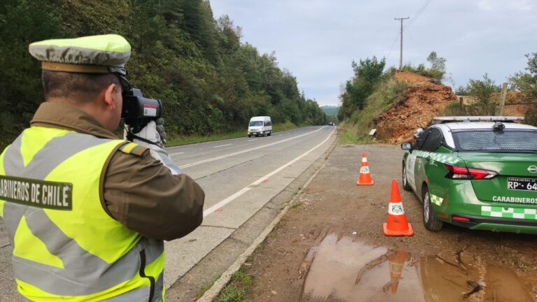 Cerca de 1800 infracciones han cursado Tenencias de Carreteras de Valdivia durante primer trimestre