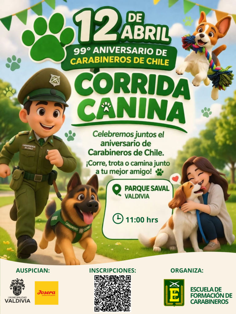 Carabineros realizará Corrida Canina 2026