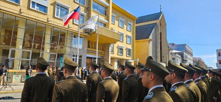 Actividades por 99 aniversario de Carabineros iniciaran con izamiento del pabellón patrio