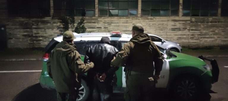 Detenido por amenazas y lesiones con arma blanca en Mariquina