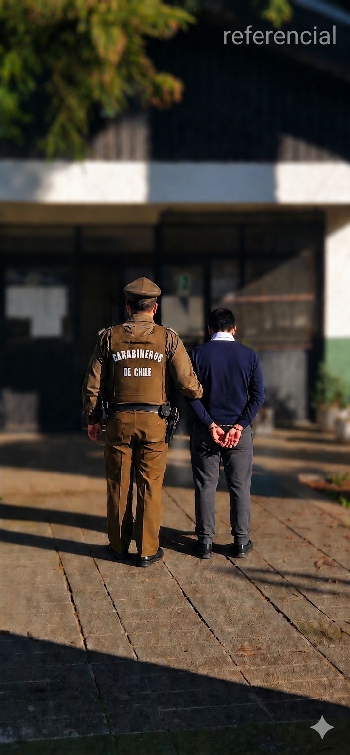 Carabineros de Mariquina detuvo a escolar que protagonizó riña al interior de colegio
