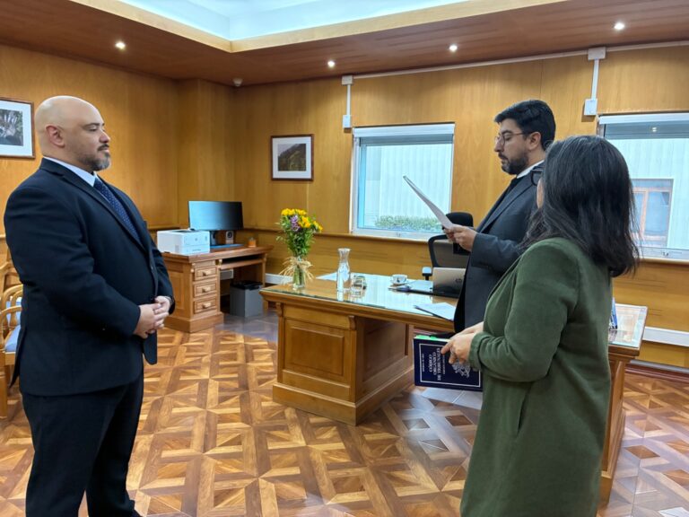 Felipe Muñoz Hermosilla jura como juez titular del Juzgado de Letras y Garantía de La Unión