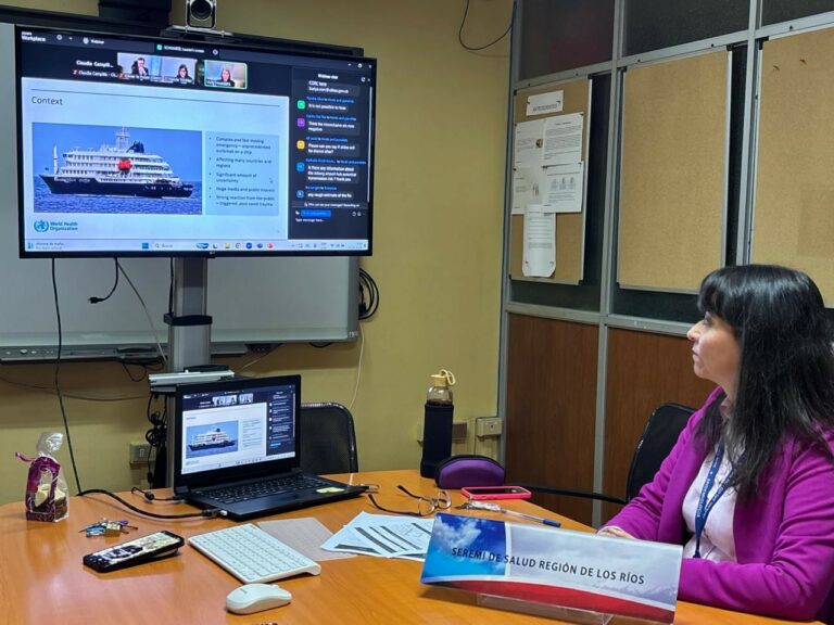 Epidemióloga de la Seremi de Salud de Los Ríos expuso experiencia chilena sobre Hantavirus ante panel internacional de la OMS