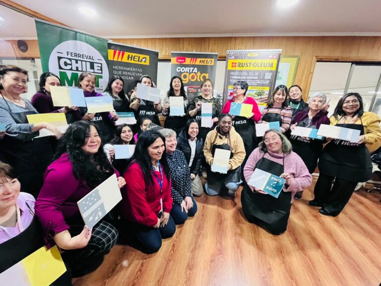Mujeres Jefas de Hogar de Valdivia participaron en capacitación impulsada por alianza público-privada junto a Ferreval Valdivia