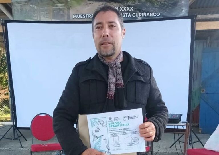 Escritor Sergio Rambla Márquez obtiene primer lugar en concurso literario “Páginas de Curiñanco, cada página una identidad”