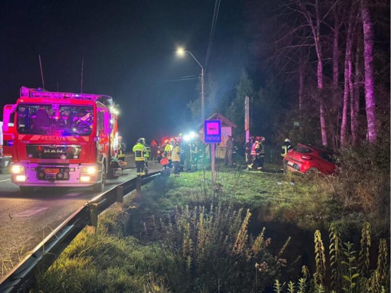Conductor ebrio fue detenido tras fatal accidente de tránsito en Paillaco