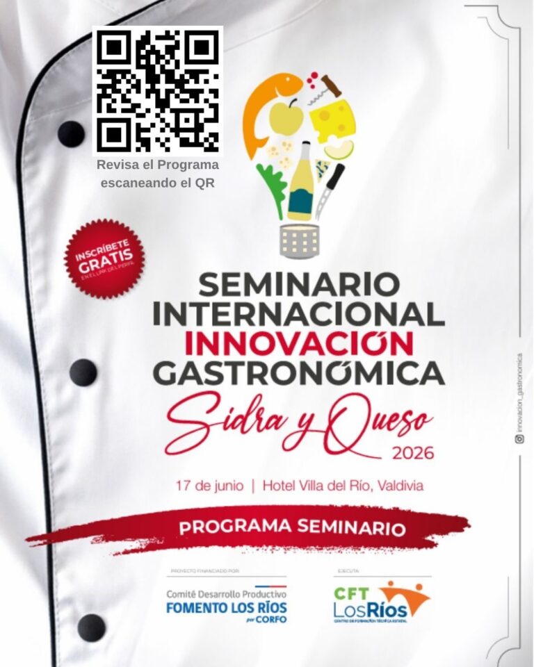 Valdivia será sede del Seminario Internacional de Innovación Gastronómica