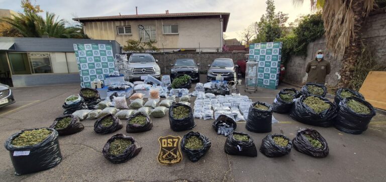 OS7 desarticula banda narco y decomisa más de media tonelada de droga en Los Ríos