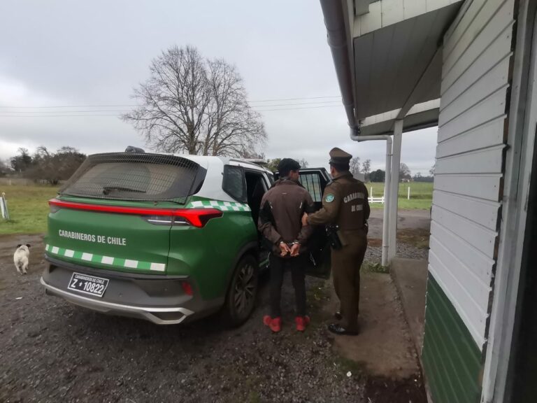 Carabineros de Diumén detuvo a sujeto por receptación de vehículo encargado por apropiación indebida