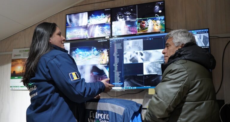 Futrono fortalece su sistema de seguridad con monitoreo permanente las 24 horas