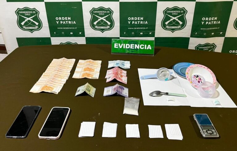 Carabineros del OS7 detiene en Valdivia a mujer por tráfico de drogas en pequeñas cantidades